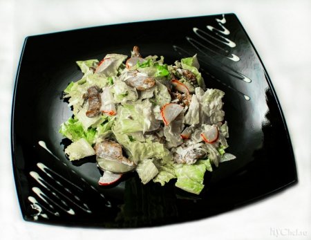 Салат с мясом «белград»