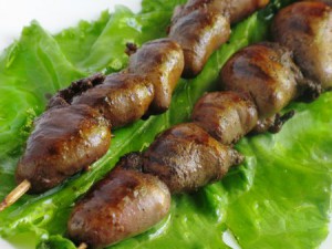 Шашлык из куриных сердечек - фото Шашлык из куриных сердечек