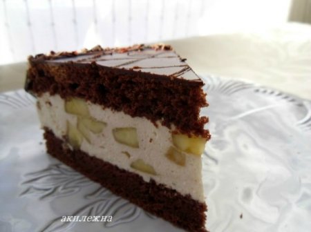 Шоколадный торт «бонжур»