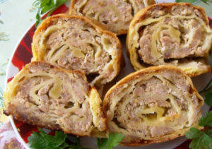 Штрудель мясной