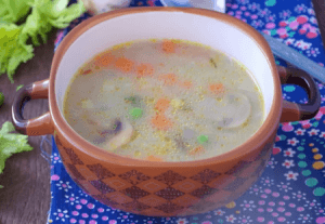 Сырный суп с фрикадельками