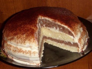 Шоколадное печенье с карамелью