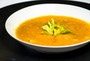 Куриный суп с морской капустой