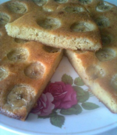 Яблочный пирог со сметанным кремом