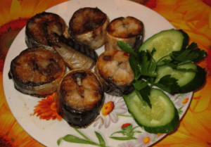 Запеченная скумбрия