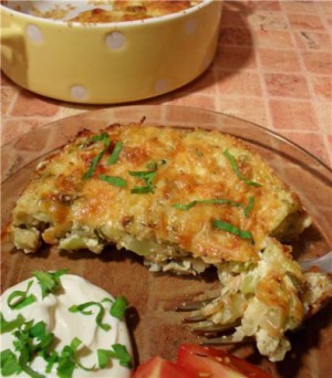 Запеканка из кабачков, быстро и вкусно