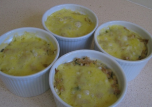 Запеканка из рыбы и картофеля