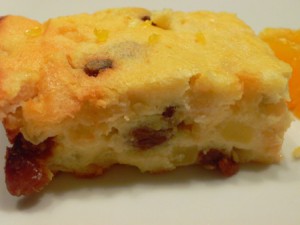 Запеканка творожная с яблоками
